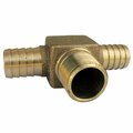 Merrill Mfg Lasco 19-1684 Pipe Tee, 1 x 3/4 in, Insert x MPT, Bronze RBHTNL7510